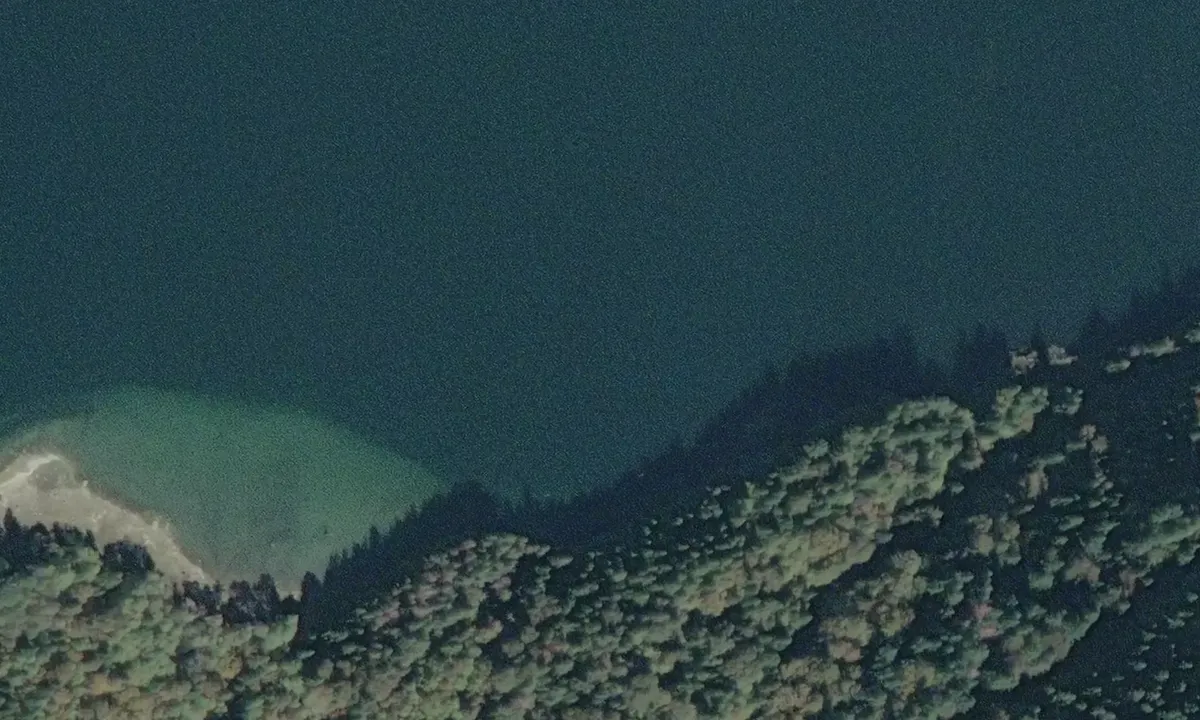 Satelite image of Deserted Bay