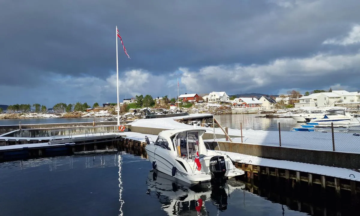 Devoldhavna: PILA alene på gjestebrygga.