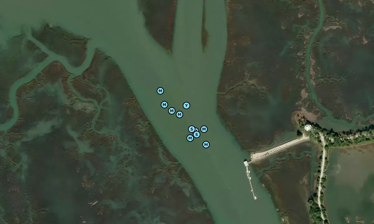 Satelite image of Dewes Creek - NW