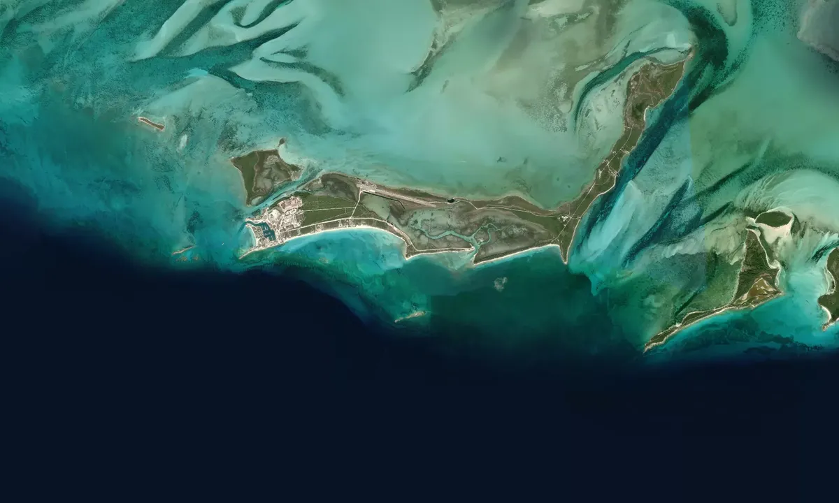 Flyfoto av Diamond Cay 1