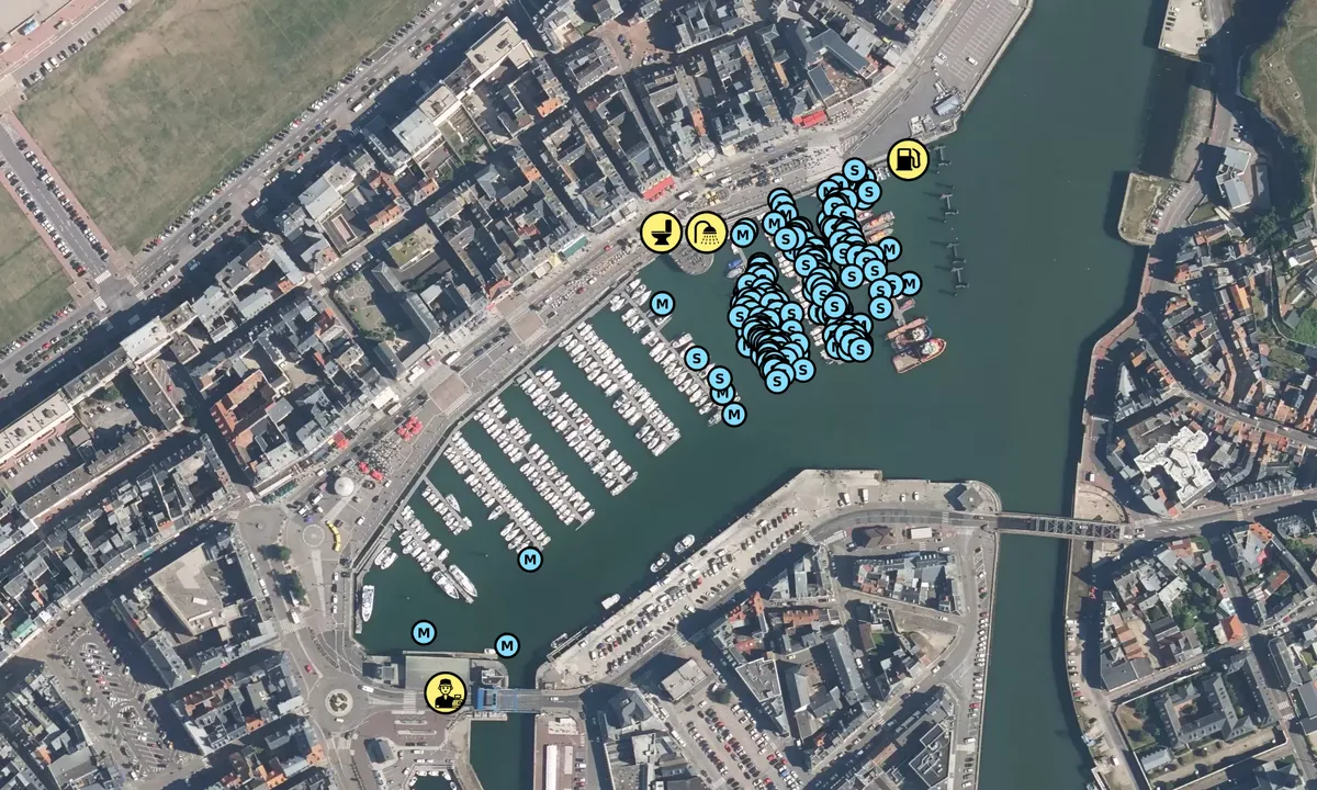 Flyfoto av Dieppe