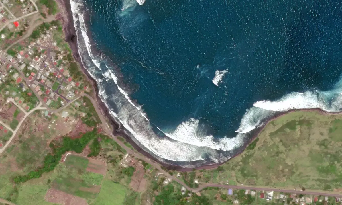 Satelite image of Dieppe Bay