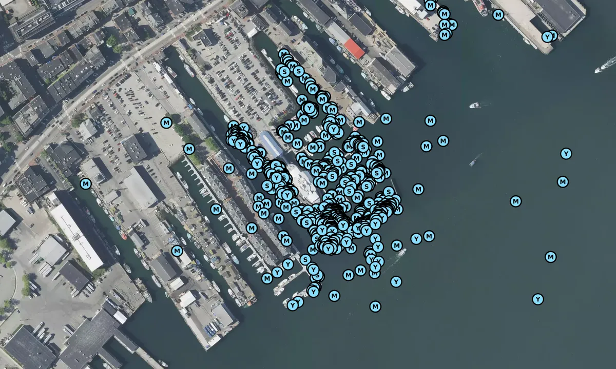 Satelite image of DiMillo's Old Port Marina