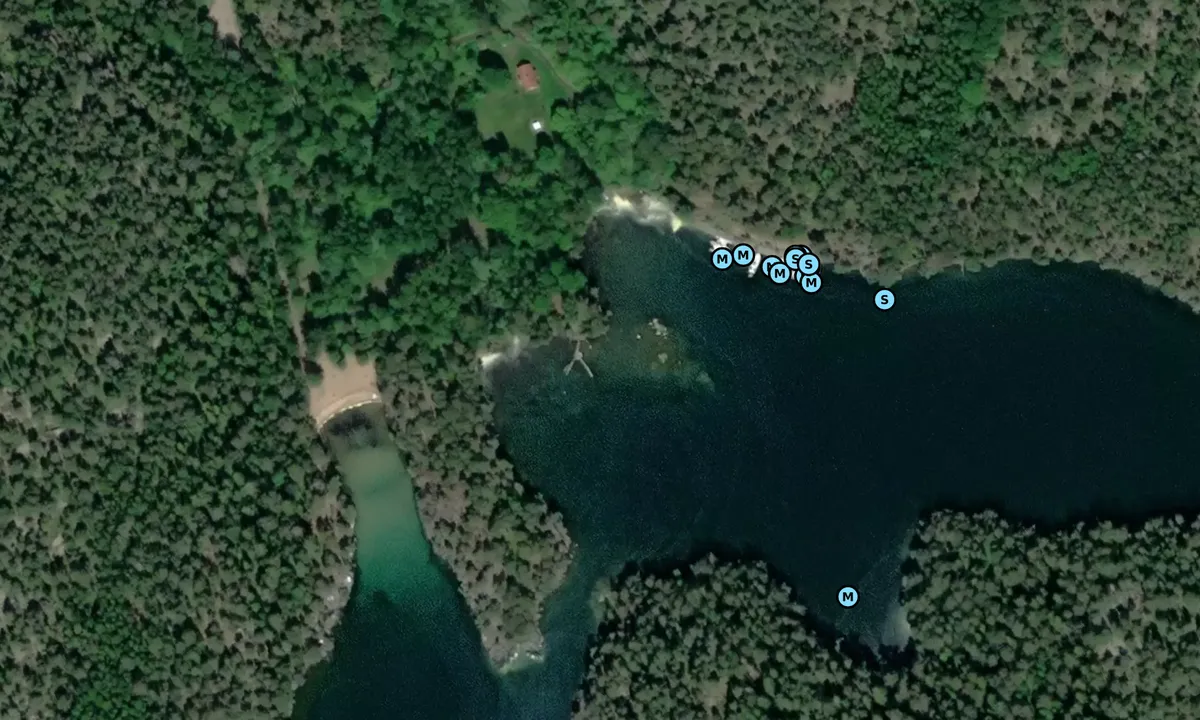 Satelite image of Djäknasundet