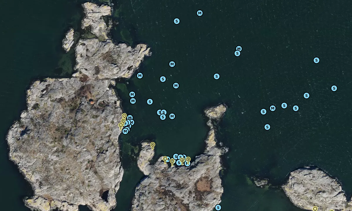 Satelite image of Djupsundsholmarna