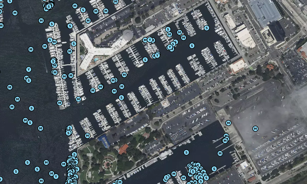 Satelite image of Dock 77 Marina