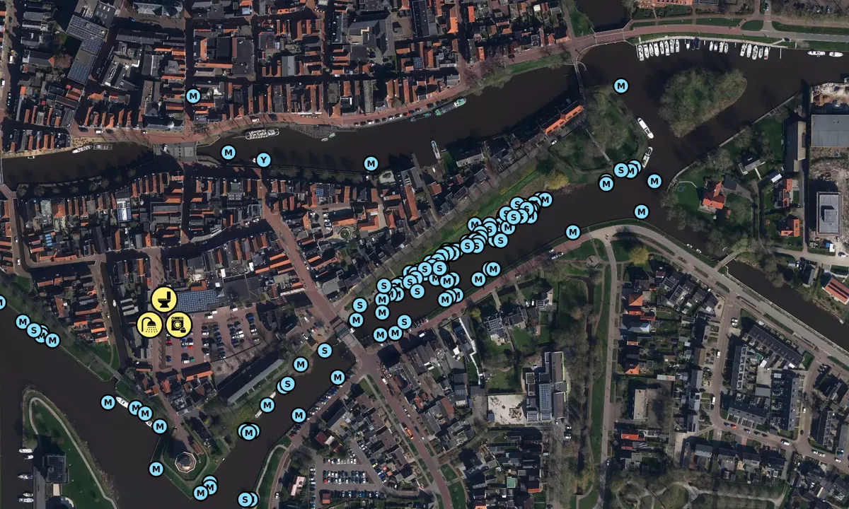 Satelite image of Dokkum Town