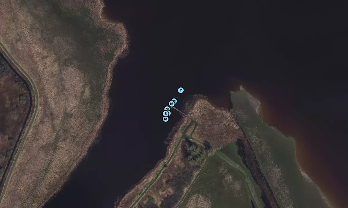 Satelite image of Dokkumerdiep Marrekrite