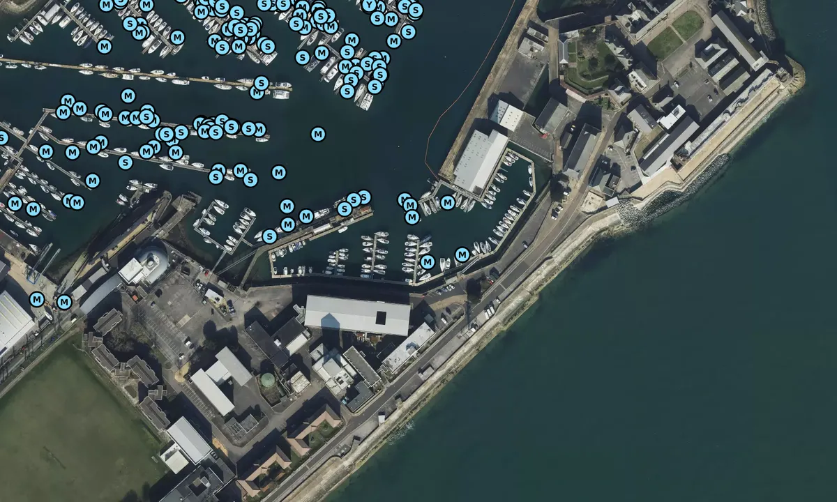 Satelite image of Dolphin Boat Pool