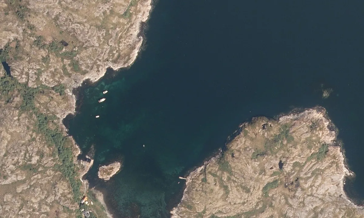 Flyfoto av Dølvika