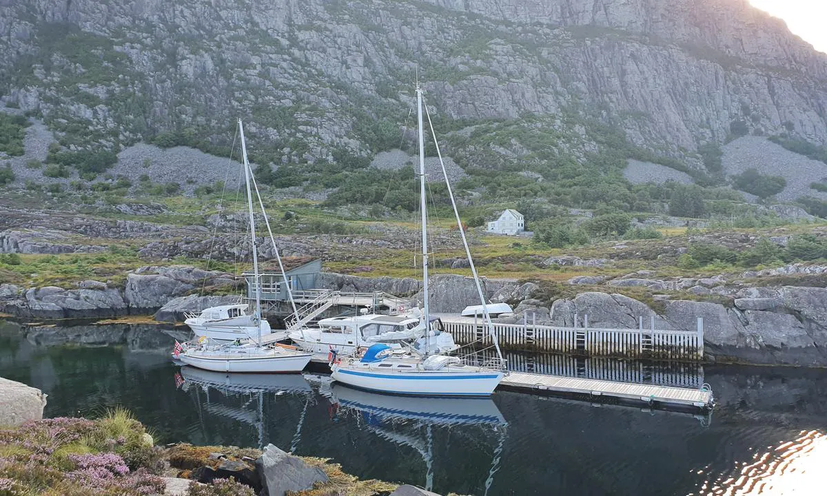 Domba på Hovden - Spongavågen: Spongavågen, sett fra vest mot øst.