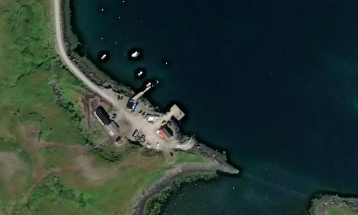 Satelite image of Dønnes