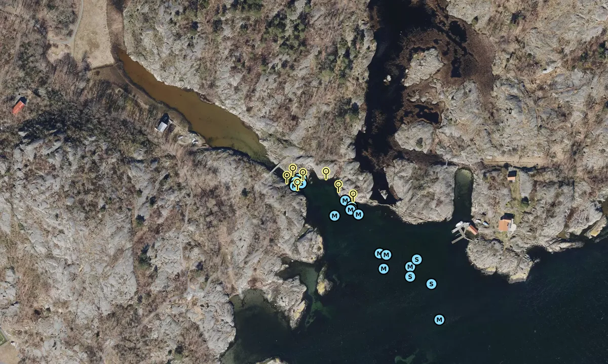 Satelite image of Donsö kanal