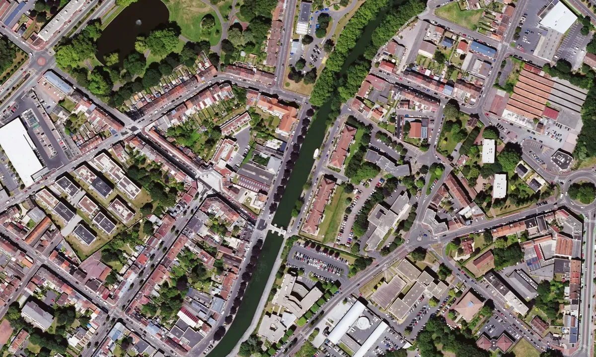 Satelite image of Douai Halte Nautique