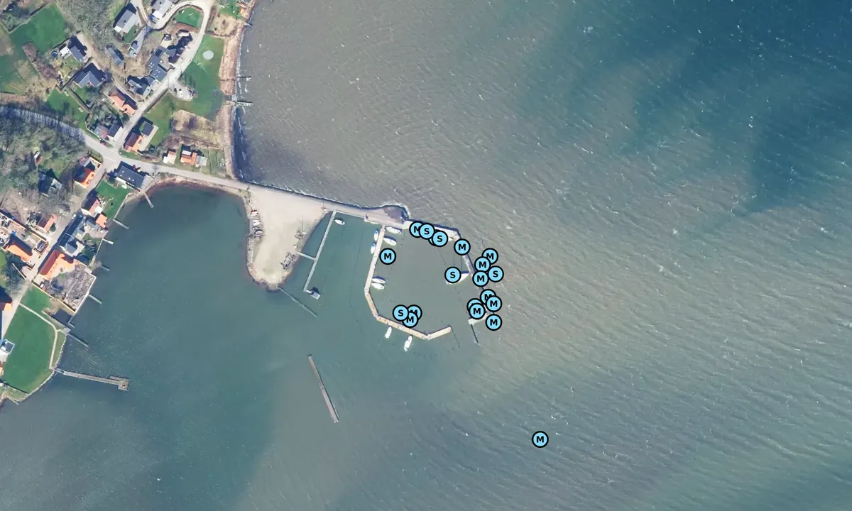 Satelite image of Doverodde Havn