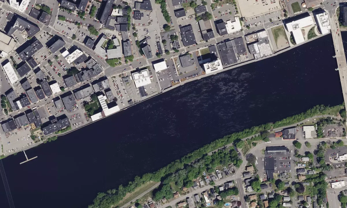 Satelite image of Downtown Haverhill