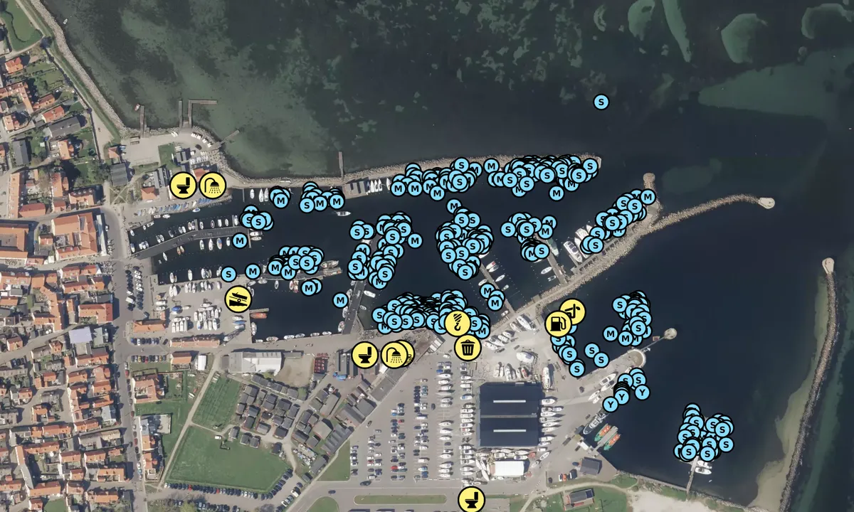 Satelite image of Dragør Havn