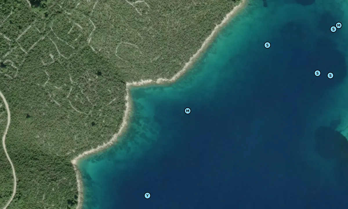 Satelite image of Dragove - Općina Sali