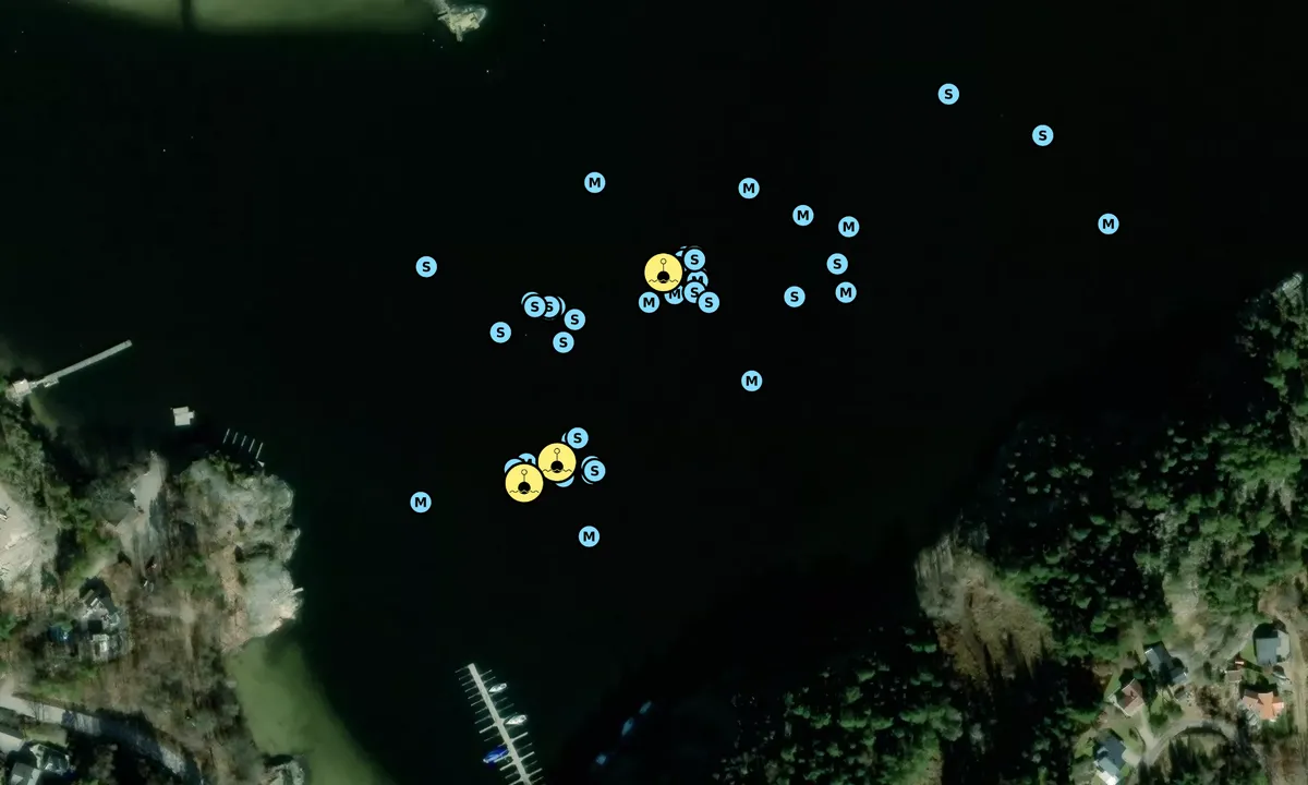 Satelite image of Dragsmark - SXK Västkust bouy