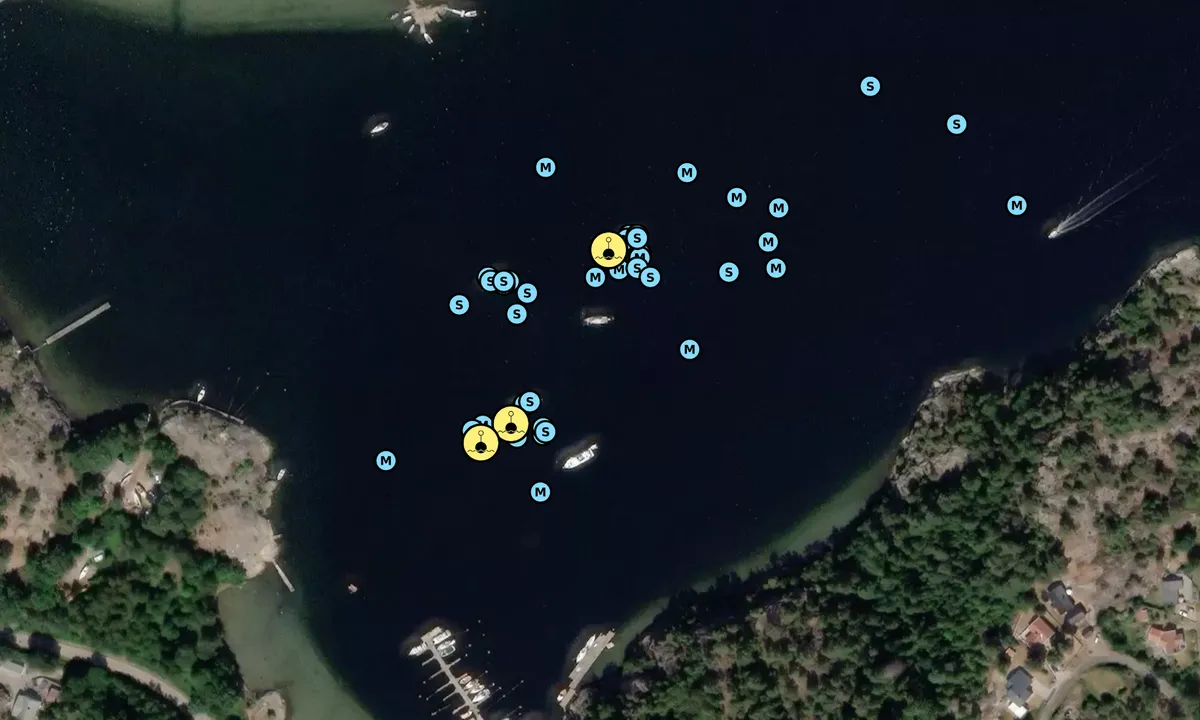 Satelite image of Dragsmark - SXK Västkust bouy