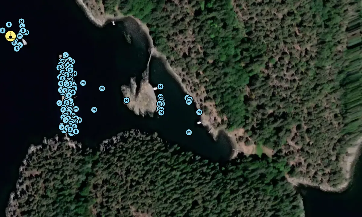 Satelite image of Dragsund - Håøya