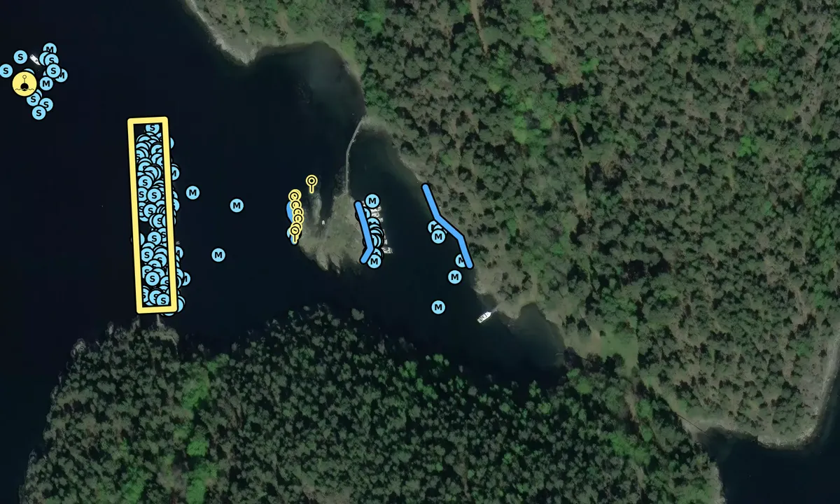 Satelite image of Dragsund - Håøya