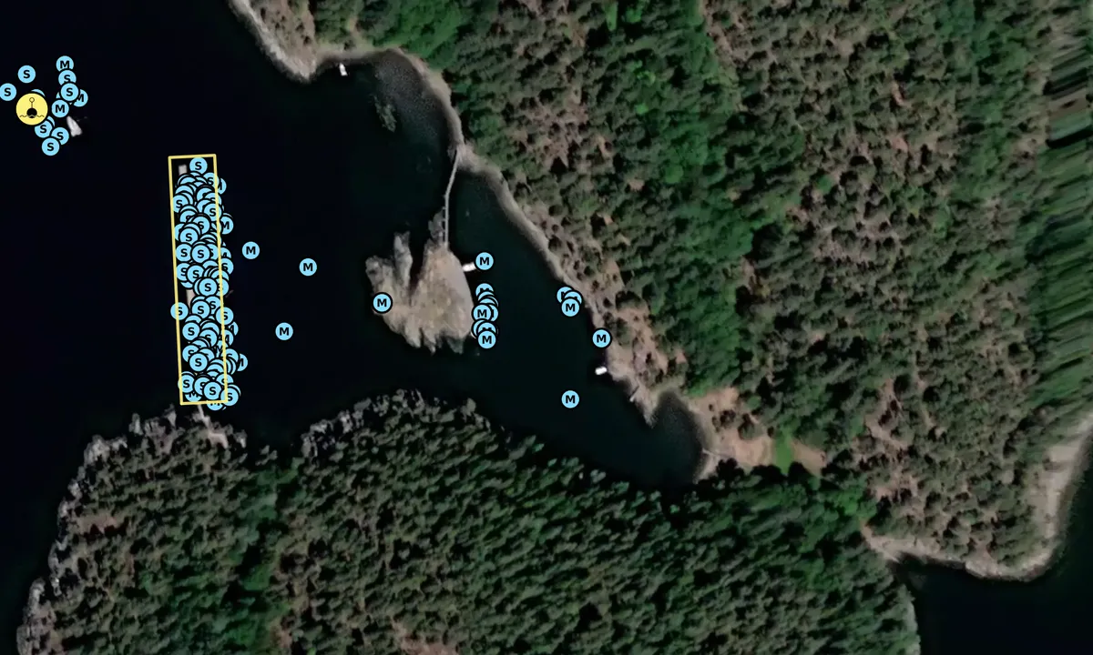 Satelite image of Dragsund - Håøya