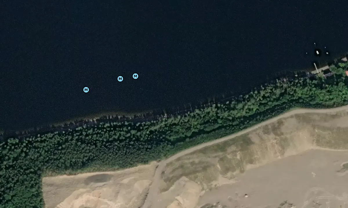 Satelite image of Dramstadbukta badeplass svai