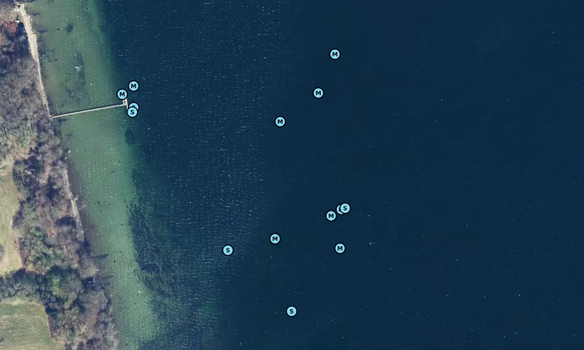 Satelite image of Drejens Odde bouy