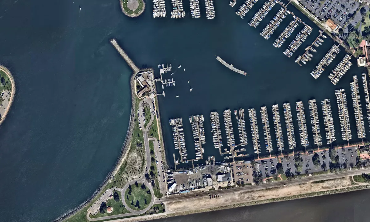 Flyfoto av Driscoll Mission Bay - Boat Yard and Marina