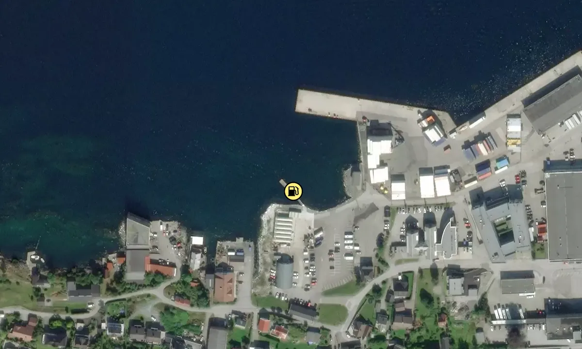 Satelite image of Drivstoff Florø sentrum