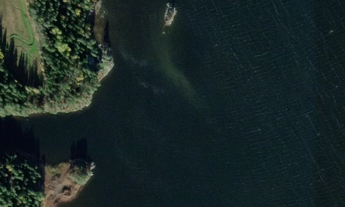Satelite image of Drössviken