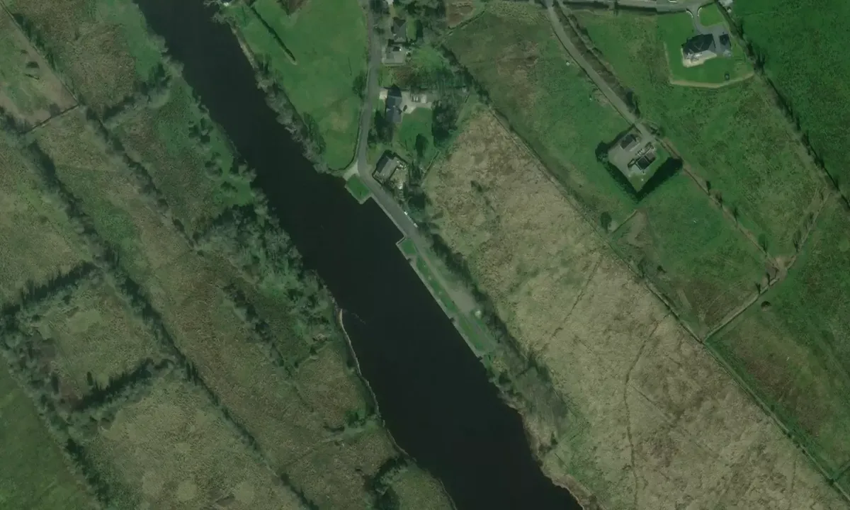 Satelite image of Drumsna (Public)