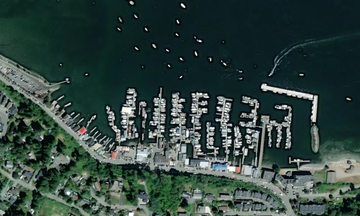 Flyfoto av Dungeness Marina