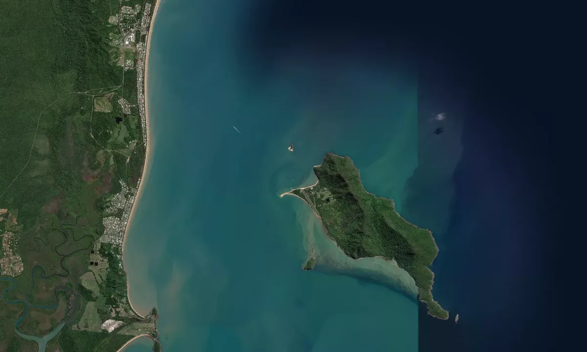 Flyfoto av Dunk Island