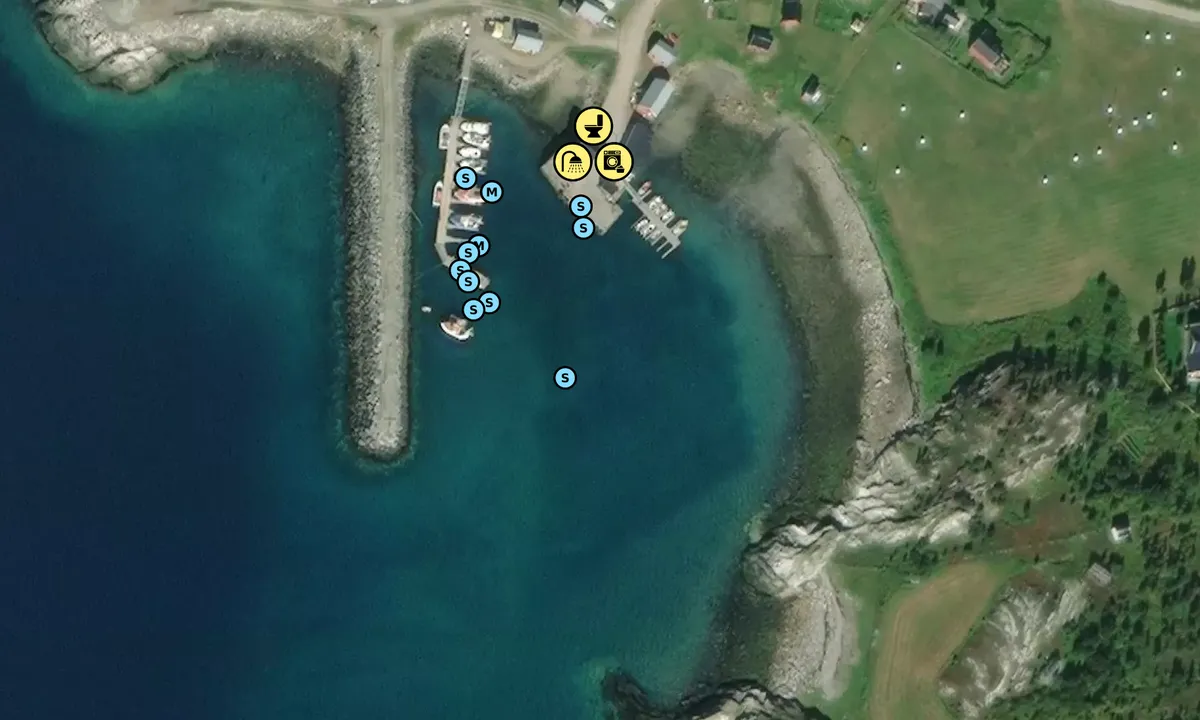 Spildra Havn - Dunvik: Satelite image of Dunvik Havn
