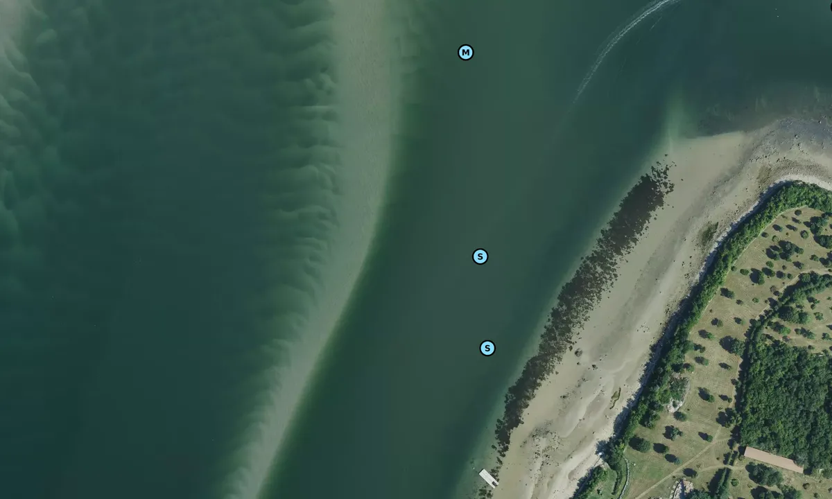 Satelite image of Duxbury Bay