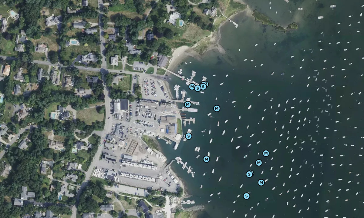 Satelite image of Duxbury Town Pier