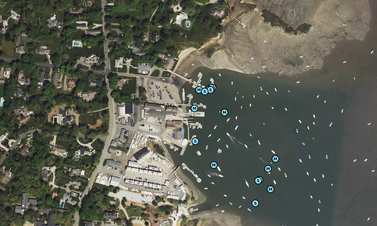 Satelite image of Duxbury Town Pier