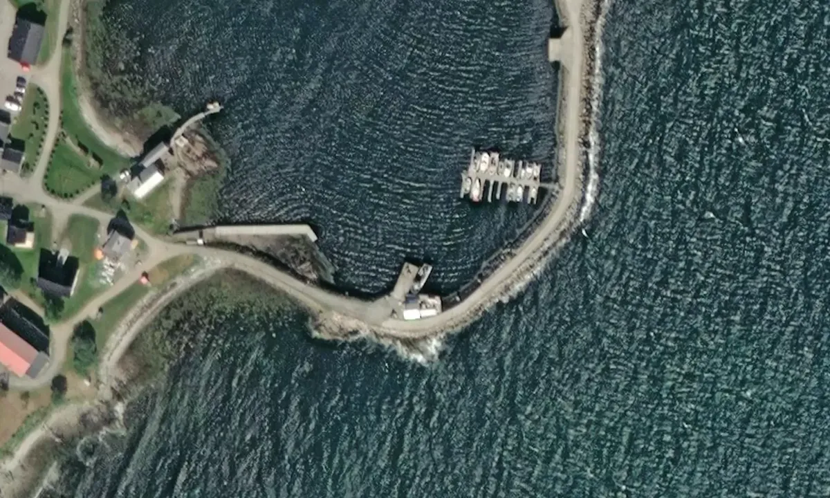 Satelite image of Dverberg og Omegn Småbåtforening