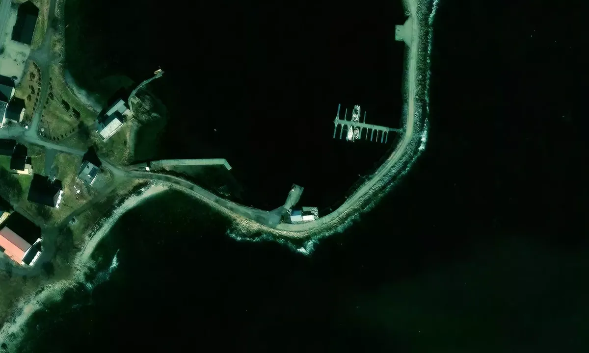 Satelite image of Dverberg og Omegn Småbåtforening