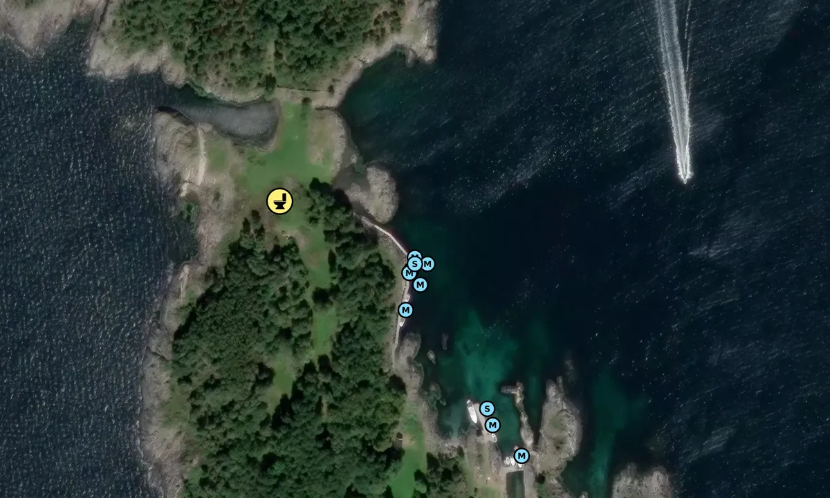 Satelite image of Dvergsøya