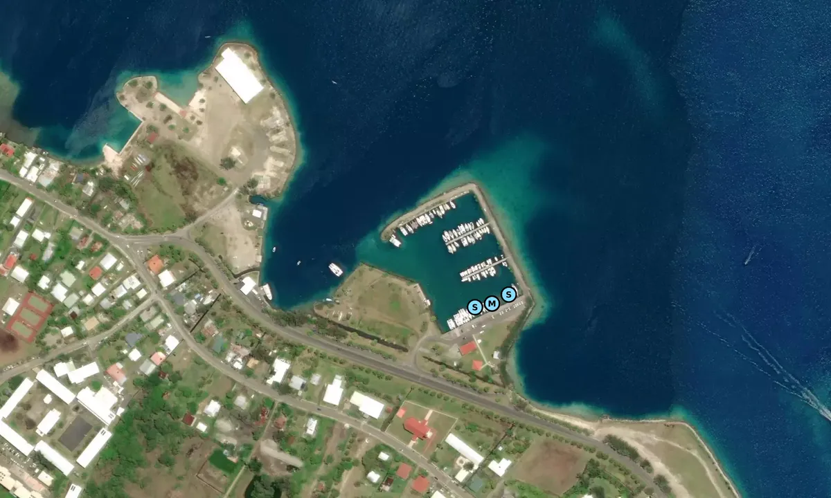 Satelite image of DYC Marina (Antigua Slipway)