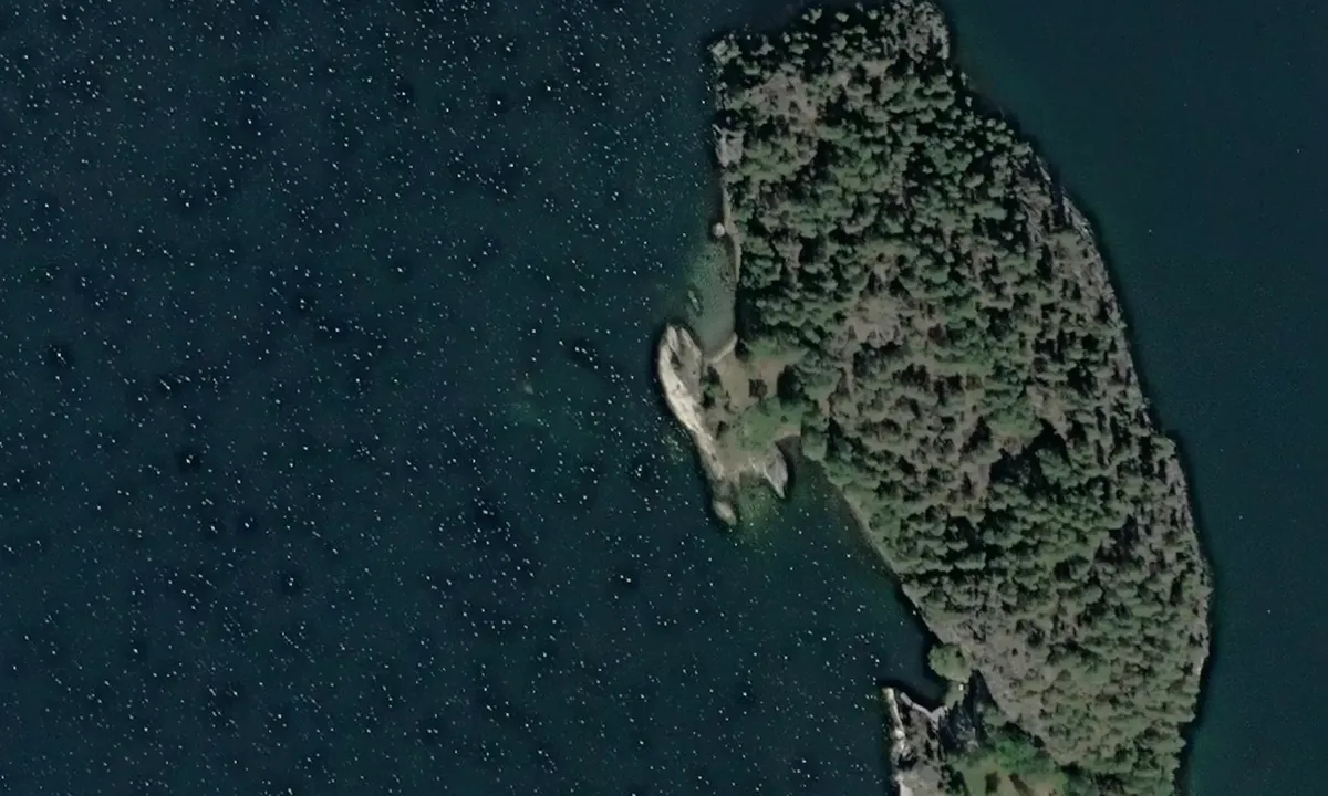 Flyfoto av Dypsundholmane (Sør)