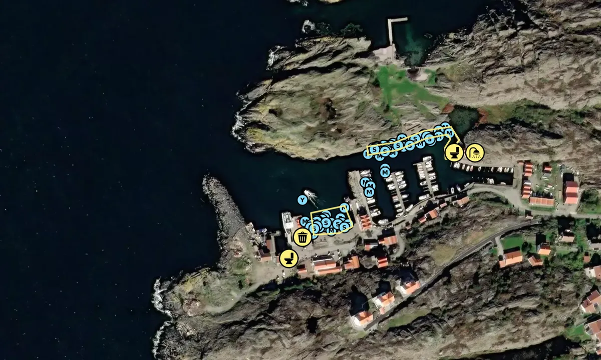 Satelite image of Dyrön - Nordhamnen