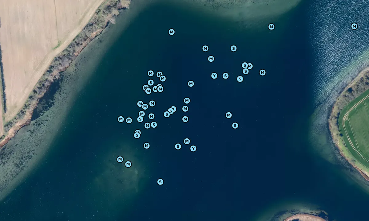 Satelite image of Dyvig - outer anchorage