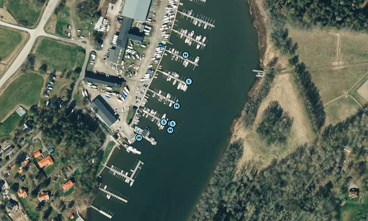 Satelite image of Dyvik Marina