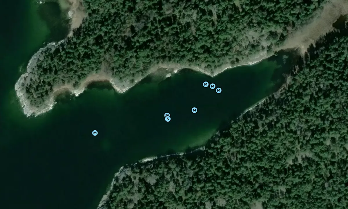 Satelite image of Dyviken - Sandhamn