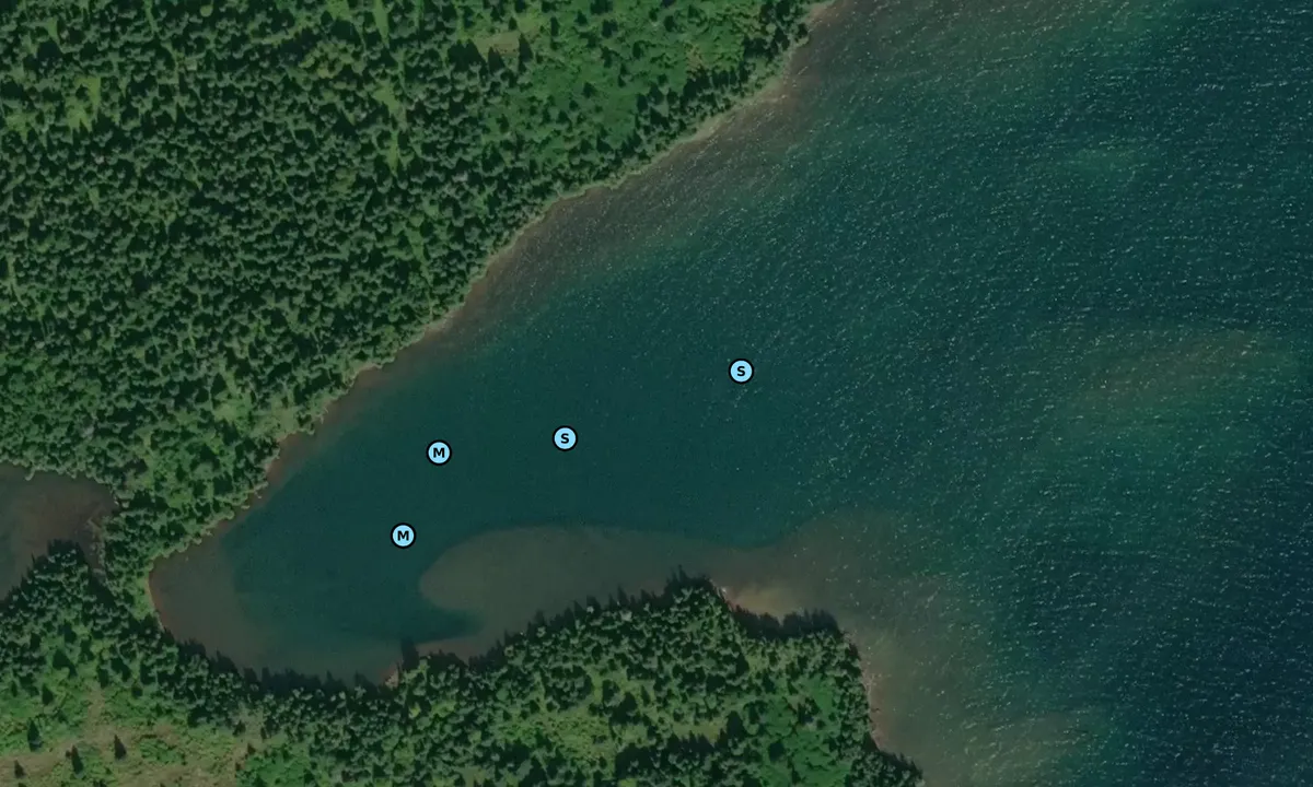 Satelite image of East Bay - Keweenaw