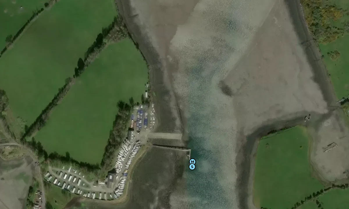 Satelite image of East Down Yacht Club